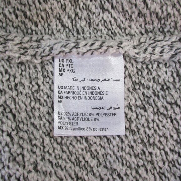 Karen Scott Petite Button Front Marled Cardigan Sweater - Picture 7 of 7